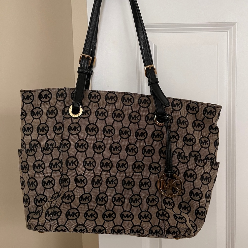 MK Jacquard Fabric Tote